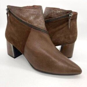 Hispanitas Alondra Brown Suede Leather Boots